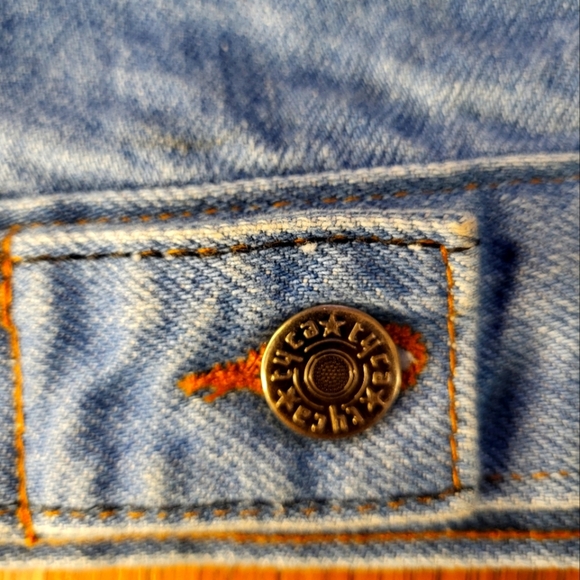 Vintage 80s Chicago B.L.U.E.S. Denim Vest XXL – Union Made USA – Cut-Off A41 - Picture 11 of 13